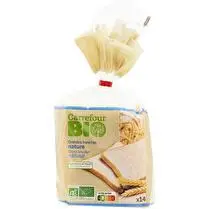 Carrefour, Pain de mie grandes tranches Nature