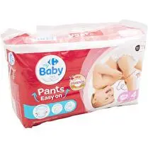 Carrefour, Couches-Culottes Taille 4 8-15kg Easy On - le paquet de 44 couches culottes