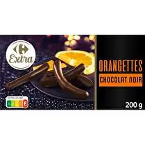 Carrefour, Orangettes chocolat noir