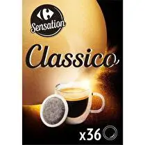 Carrefour, Café en Dosette Classico - x 36
