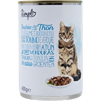 Simpl, Pâtée Pour Chat Adulte En Sauce Thon