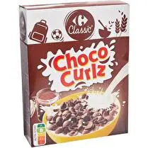 Carrefour, Céréales Choco Curlz Chocolat