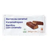 Le moins cher, Barres au caramel x6
