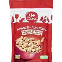 Carrefour, Amandes grillées salées