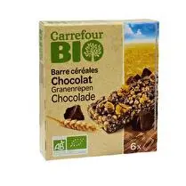 Carrefour, Barres de céréales bio chocolat