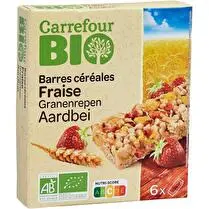 Carrefour, Barres de céréales fraise