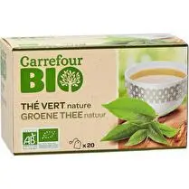 Carrefour, Thé vert bio x 20