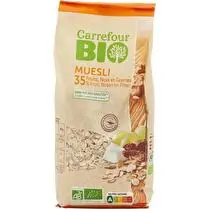 Carrefour, Céréales Muesli Fruits Noix et Graines BIO