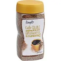 Simpl, Café soluble arôme riche
