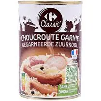 Carrefour, Choucroute garnie.