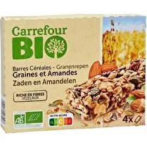 Carrefour, Barres graines et amandes