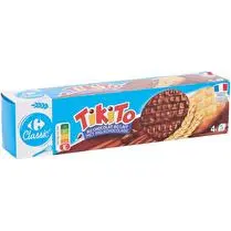 Carrefour, Biscuits nappés chocolat lait