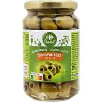 Carrefour, Olives vertes dénoyautées