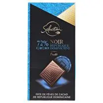 Carrefour, Tablette de Chocolat Noir 72% Cacao Fruité