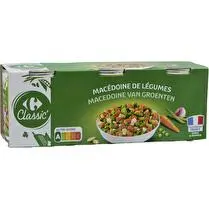 Carrefour, Macédoine de légumes