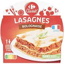 Carrefour, Lasagnes bolognaise
