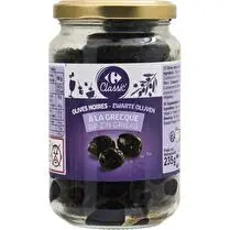 Carrefour, Olives noires à la grecque