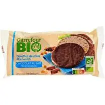 Carrefour, Galette de mais Chocolat au lait BIO