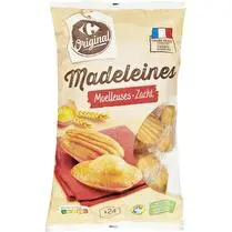 Carrefour, Madeleines moelleuses - 24 sachets individuels