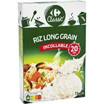 Carrefour, Riz long incollable 20 min