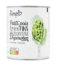 Simpl, Petits pois très fins à l'étuvée