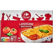 Carrefour, Lasagne bolognaise