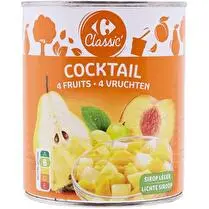 Carrefour, Cocktail 4 fruits au sirop
