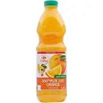 Carrefour, PUR JUS ORANGE SANS PULPE