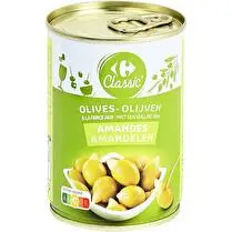 Carrefour, Olives farcies aux amandes