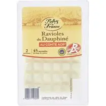 Reflets de France, Ravioles du Dauphiné label rouge IGP Au comté AOP
