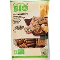 Carrefour, Mini-cracker bio à l'emmental & graines de courge