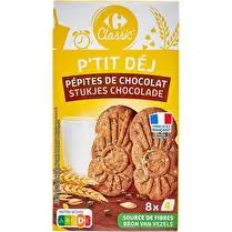 Carrefour, Biscuits aux céréales et aux pépites de chocolat