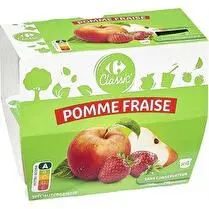 Carrefour, Compotes Pomme/Fraise
