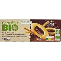 Carrefour, Barquettes au chocolat et à la noisette