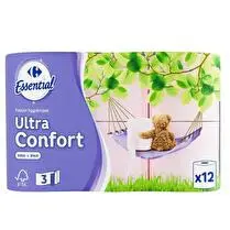 Carrefour, Papier hygiénique Ultra confort rose