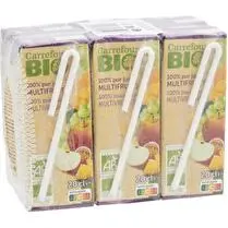 Carrefour, Jus 100% multifruits BIO