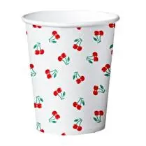 Carrefour, Gobelets décorés 20cl beige x12