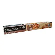 Carrefour, Papier cuisson 20 feuilles