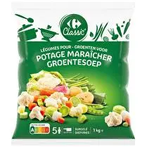 Carrefour, Légumes pour potage