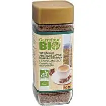 Carrefour, Café Soluble 100% Arabica BIO