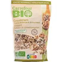 Carrefour, Céréales Muesli Graines de Courge et de Tournesol Bio