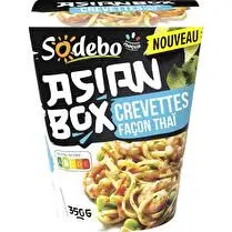 Sodebo, Asian box nouilles aux crevettes façon thaï