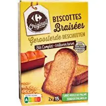 Carrefour, Biscot Braise Ble complet