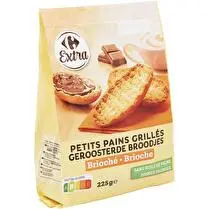 Carrefour, Petits pains grillés Briochés