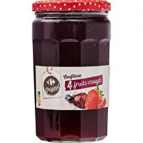 Carrefour, confiture fruits rouges