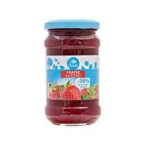 Carrefour, Confiture fraise allégée en sucres