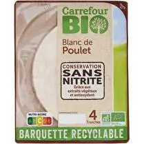 Carrefour, Blanc Poulet Bio 4Tr 140G