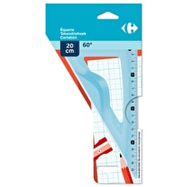 Carrefour, Equerre en plastique 60° 20cm