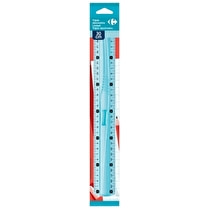 Carrefour, Règle triple décimètre 30 cm