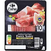Carrefour, Jambon cru fumé forêt noire